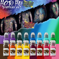 Краска World Famous Tattoo Ink Hori Hui Taiwanese Ink Set (16 пигментов)