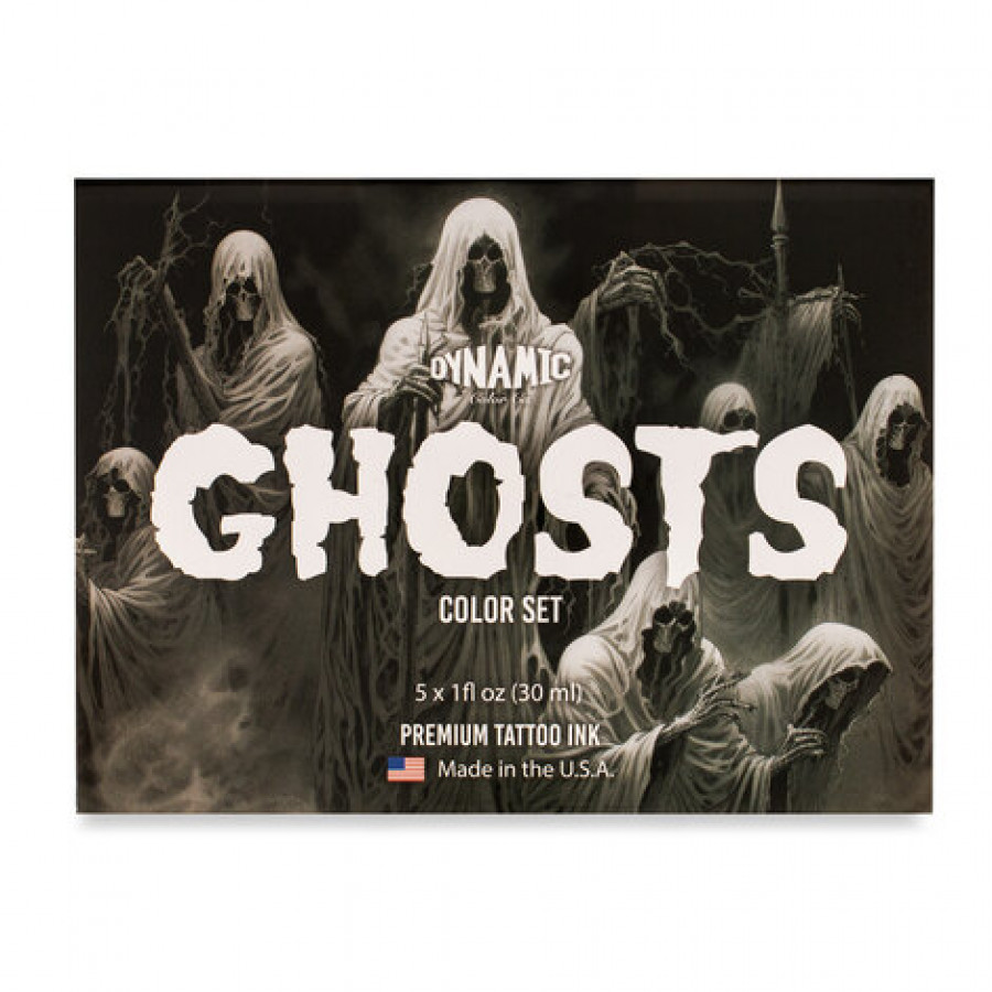 Тату краска Dynamic Colors Ghosts Color Set (5 пигментов) 30 мл